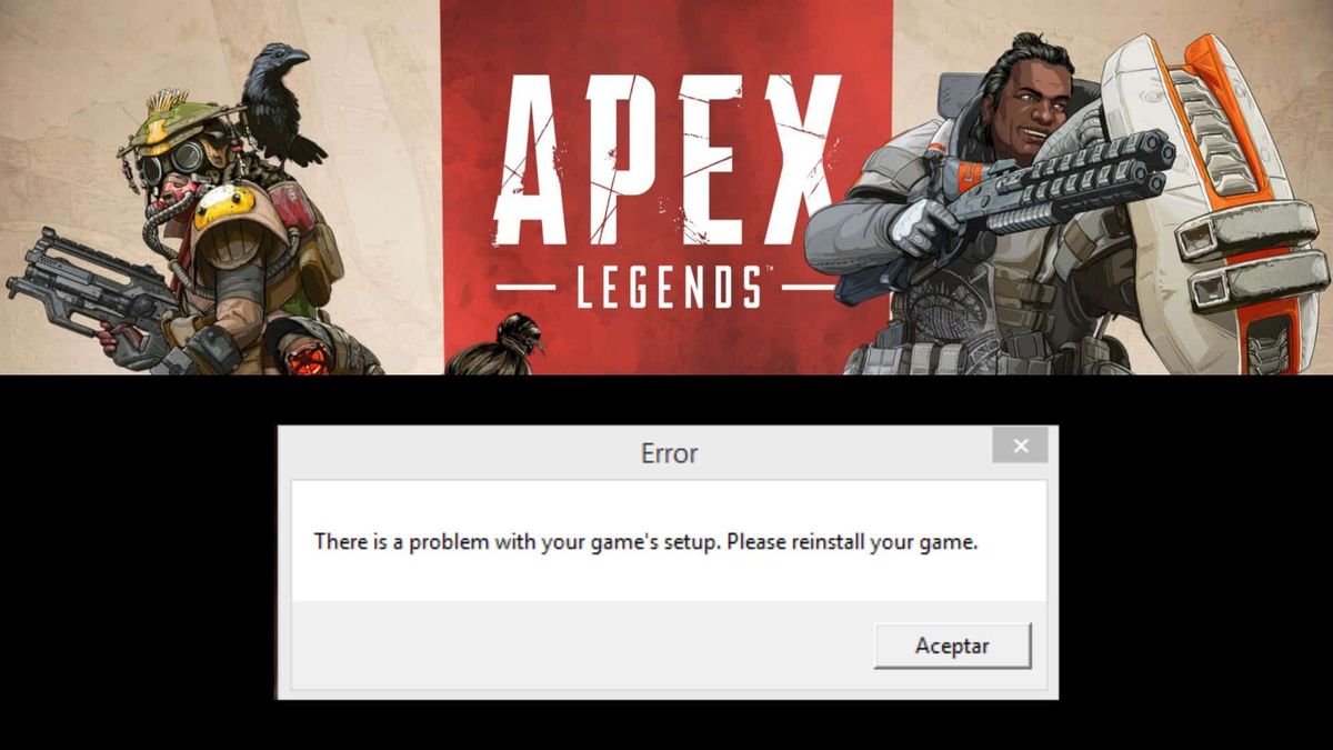 修复：Apex Legends“您的游戏设置有问题。请重新安装您的游戏。”