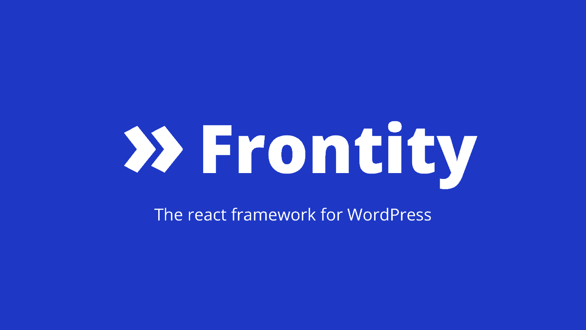 了解为 WordPress 设置的 Frontity React 框架